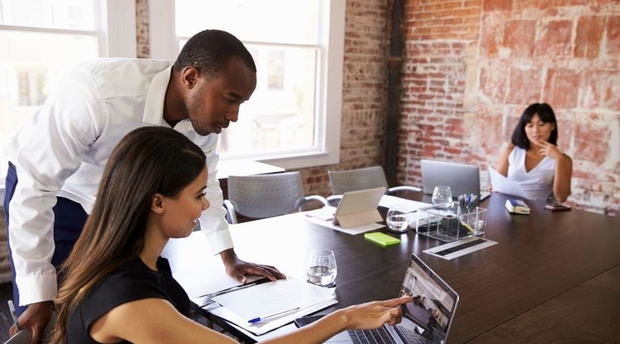 Image - Color - Brick Meeting Room with Laptop Image - Color - Brick Meeting Room with Laptop