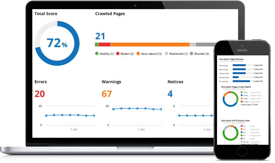 Graphic-Device Mock up-Instant Wesbite Audit