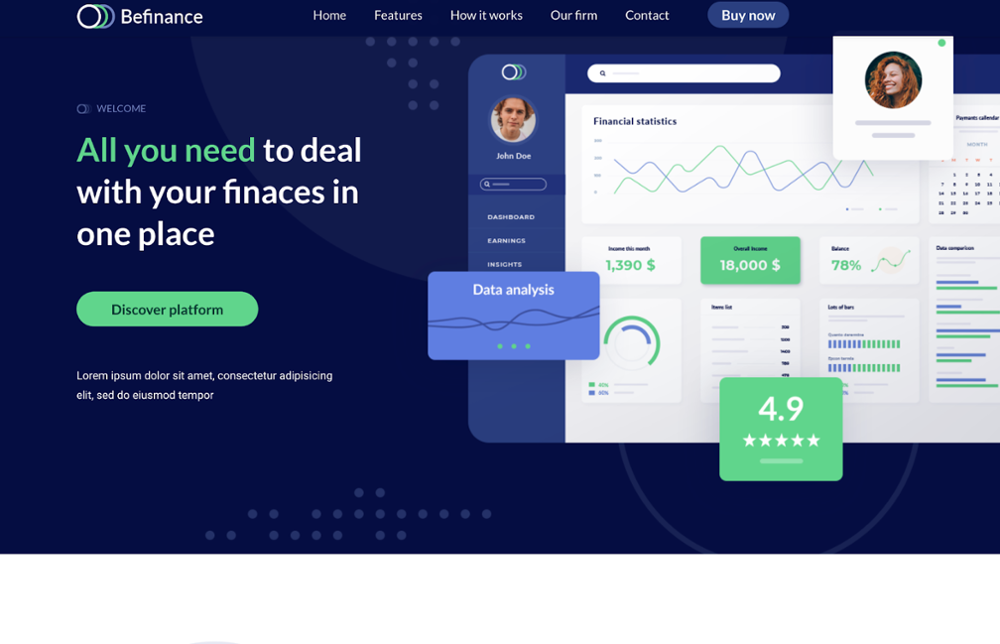 Befinance website