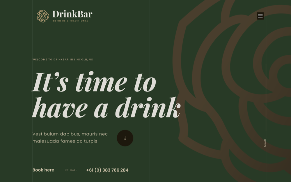 DrinkBar website