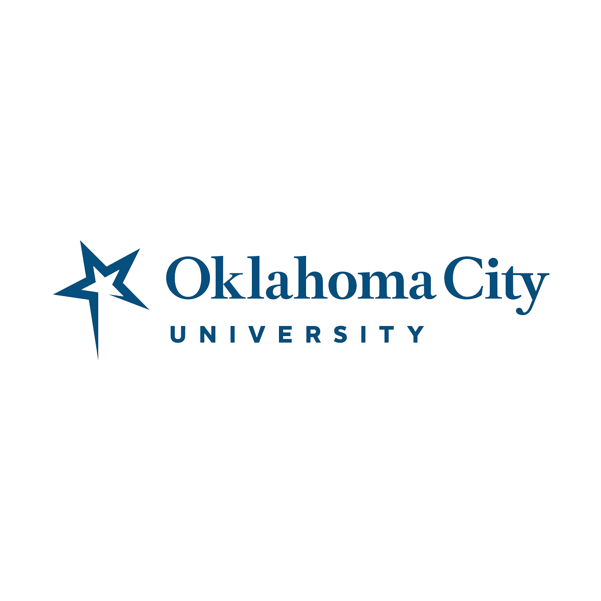 OKC University Logo - Full - Blue