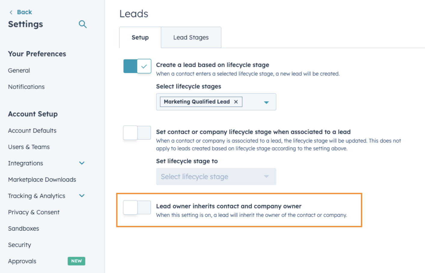 Lead Object Updates