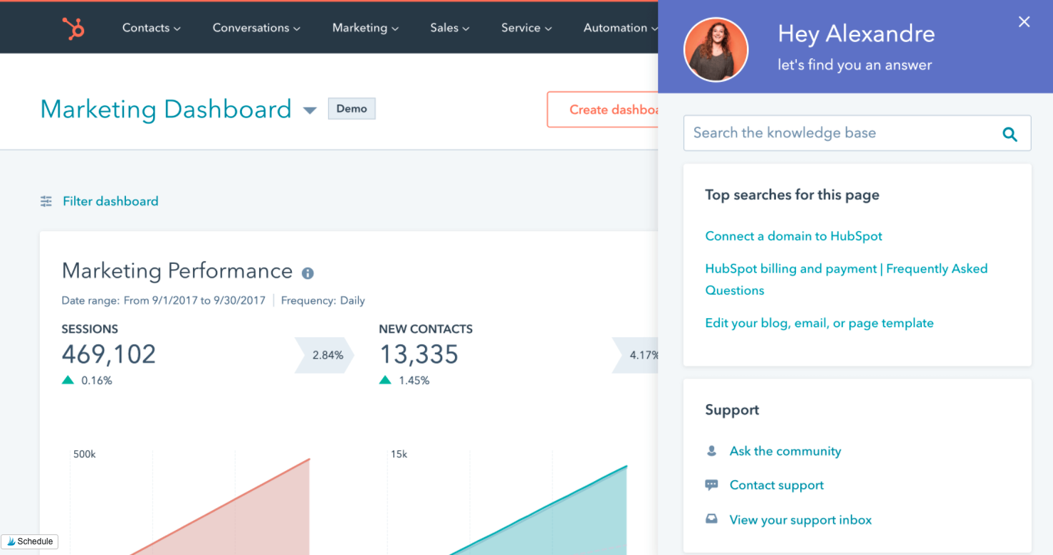 HubSpot - Marketing Dashboard