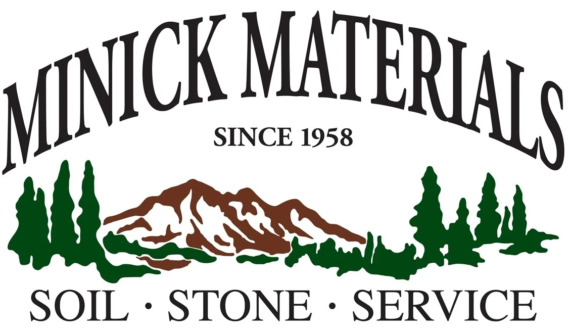minick materials white background logo